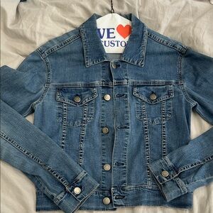 Theory Soft Lightweight Indigo Jean Jacket Large L